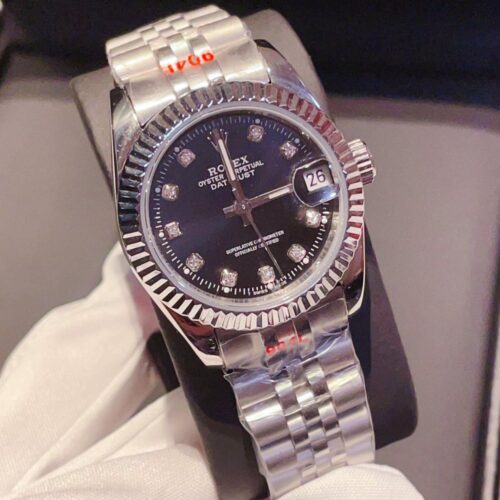 Alternative view of Rolex Datejust Oyster Oystersteel White Gold And Black 40Mm