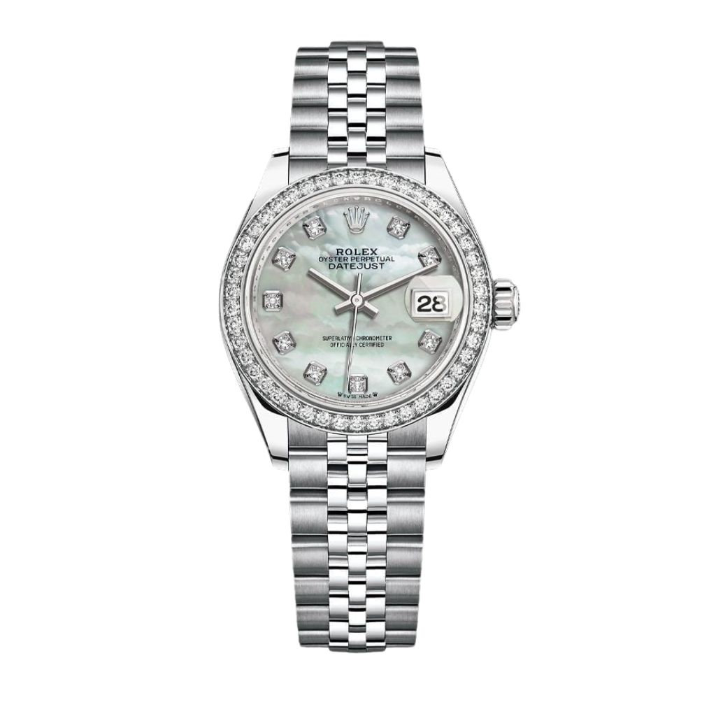 Rolex Lady Datejust 31 Oyster Oystersteel White Gold And Silver 31Mm