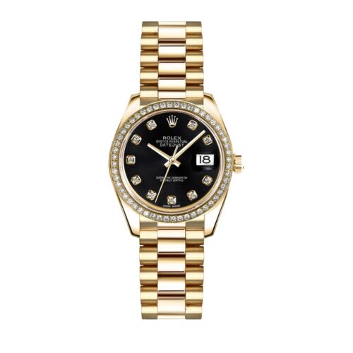 Rolex Lady Datejust 28 Oyster Oystersteel Yellow Gold And Black 28Mm