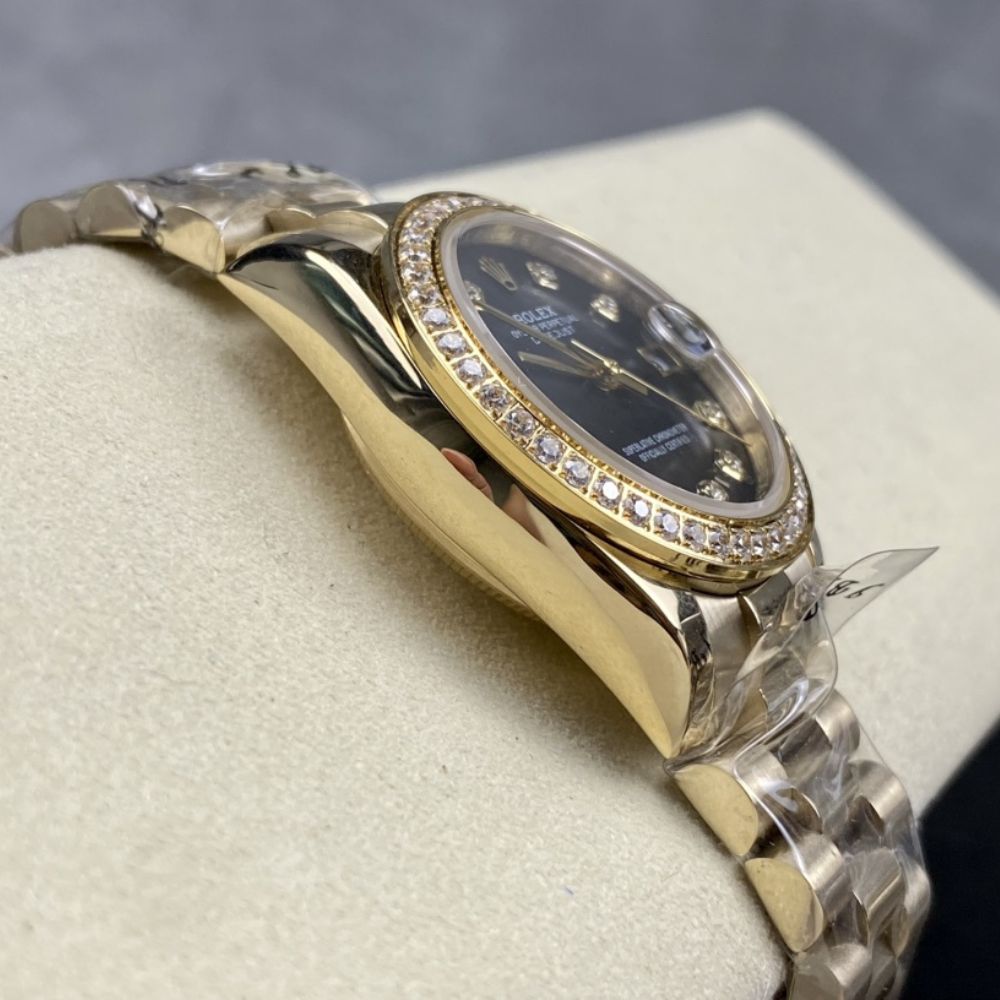 Rolex Lady Datejust 28 Oyster Oystersteel Yellow Gold And Black 28Mm - Image 8
