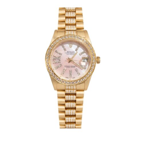 Rolex Datejust 31 Oyster Oystersteel Yellow Gold And Light Pink 31Mm