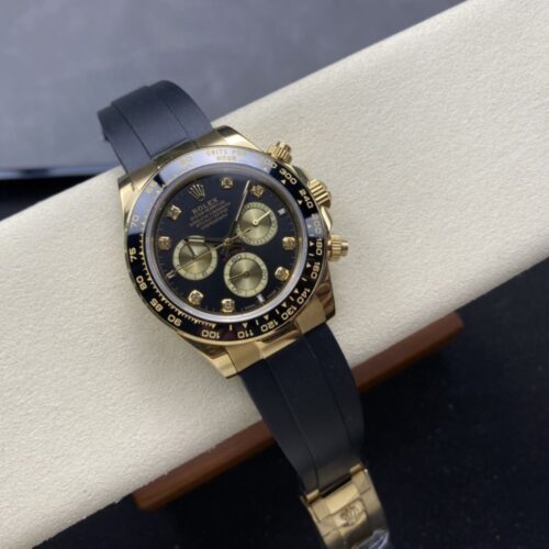 Alternative view of Rolex Cosmograph Daytona Oyster Yellow Gold And Black 40Mm 126518LN