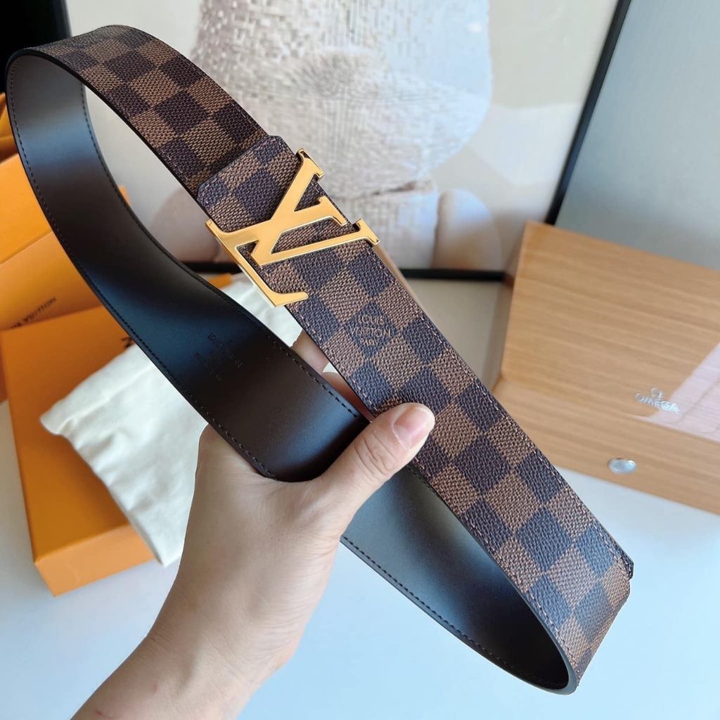 Louis Vuitton LV Iconic 25MM Reversible Belt Damier Ebene Canvas M0568U - Image 8
