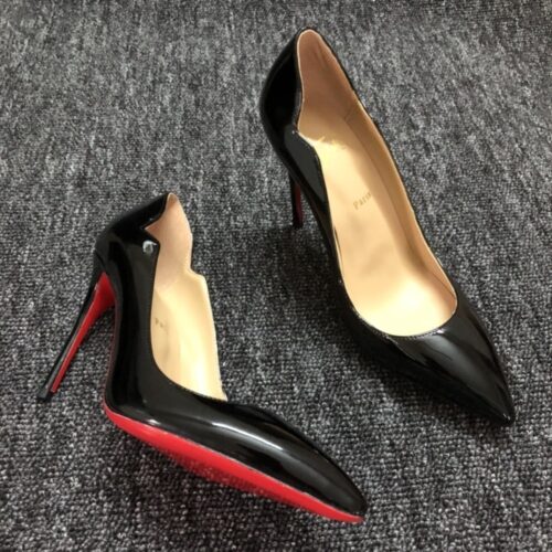 Alternative view of Christian Louboutin Hot Chick Patent Leather Pumps Black 1190911BK01