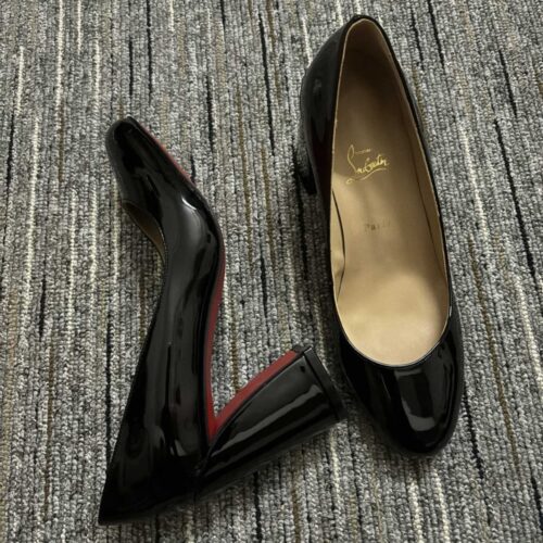 Alternative view of Christian Louboutin Miss Sab Patent Leather Pumps Black 3210568BK01