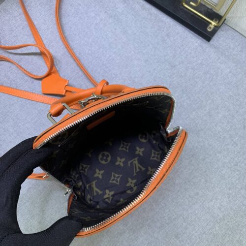 Alternative view of Louis Vuitton Alma Epi Leather Backpack Orange 20Cm M25104