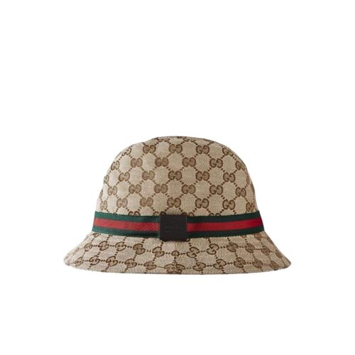 Gucci GG Canvas Fedora Hat Beige