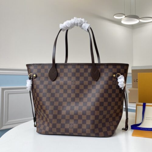 Alternative view of [Super Vip 1:1] Louis Vuitton MM Damier Ebene Canvas Cerise Red 31Cm N40599