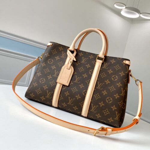 Alternative view of [Super Vip 1:1] Louis Vuitton Soufflot Bb Monogram Canvas Pink 29Cm M44815