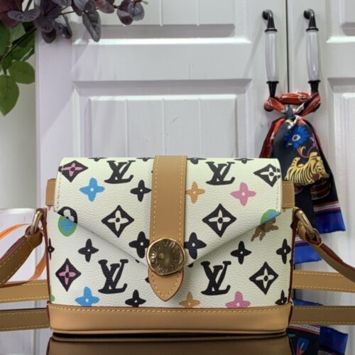 Alternative view of [Super Vip 1:1] Louis Vuitton Envelope Wearable Wallet Monogram Vanilla 19Cm M83346