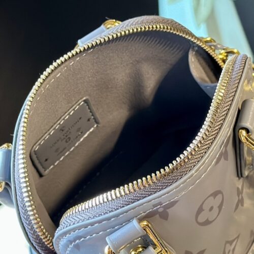 Alternative view of Louis Vuitton Alma BB Monogram Handbag Gris Trianon 18Cm M12561