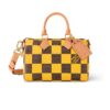 Louis Vuitton Speedy Bandoulière 25 Damier Pop Handle Bag Yellow 25Cm N40584