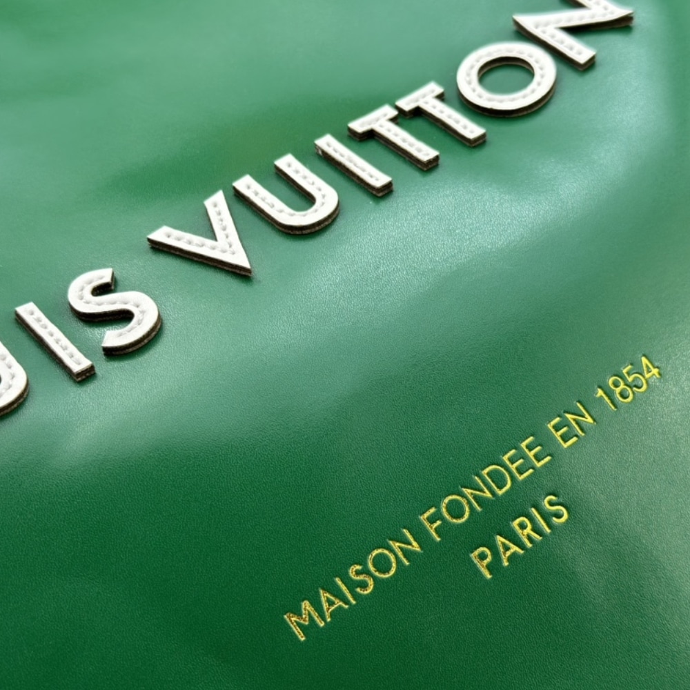Louis Vuitton Shopper Tote MM Green 40Cm M13982 - Image 6