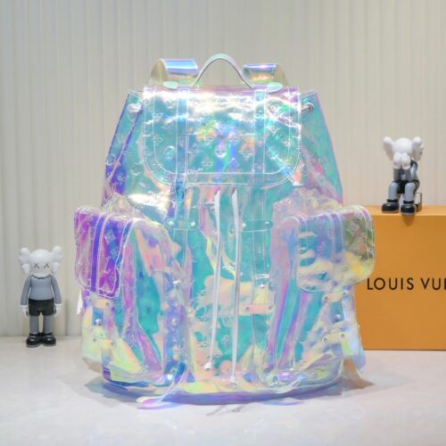 Alternative view of Louis Vuitton X Virgil Abloh Prism Christopher GM Backpack Monogram 49Cm M44766