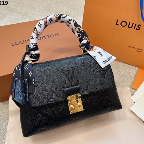 Alternative view of Louis Vuitton Madeleine BB Monogram Empreinte Handle Bag Black 24Cm M45977