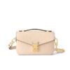 Louis Vuitton Pochette Métis East West Monogram Empreinte Crossbody Bag Crème Beige 21Cm M22942
