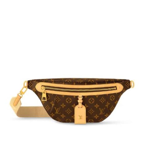 Louis Vuitton High Rise Monogram Bumbag Brown 38Cm M46784