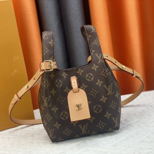 Alternative view of Louis Vuitton Atlantis BB Monogram Canvas Handle Bag Brown 17Cm M46817