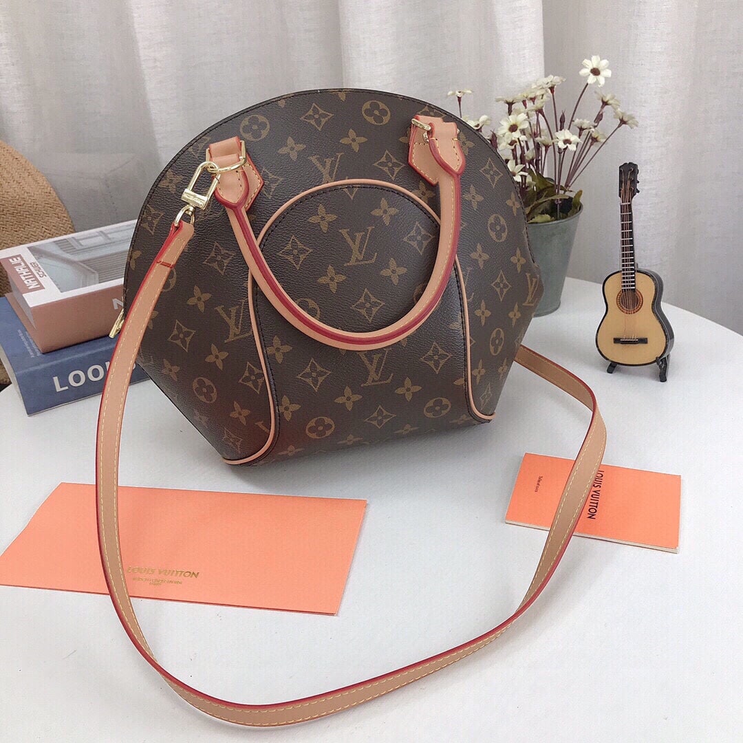 Louis Vuitton Ellipse PM Monogram Canvas Handle Bag Brown 28Cm M46196 - Image 6