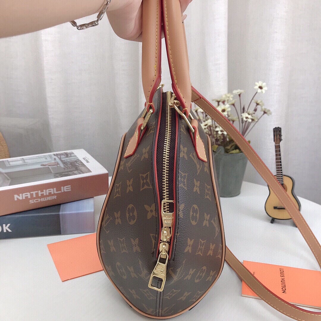 Louis Vuitton Ellipse PM Monogram Canvas Handle Bag Brown 28Cm M46196 - Image 5