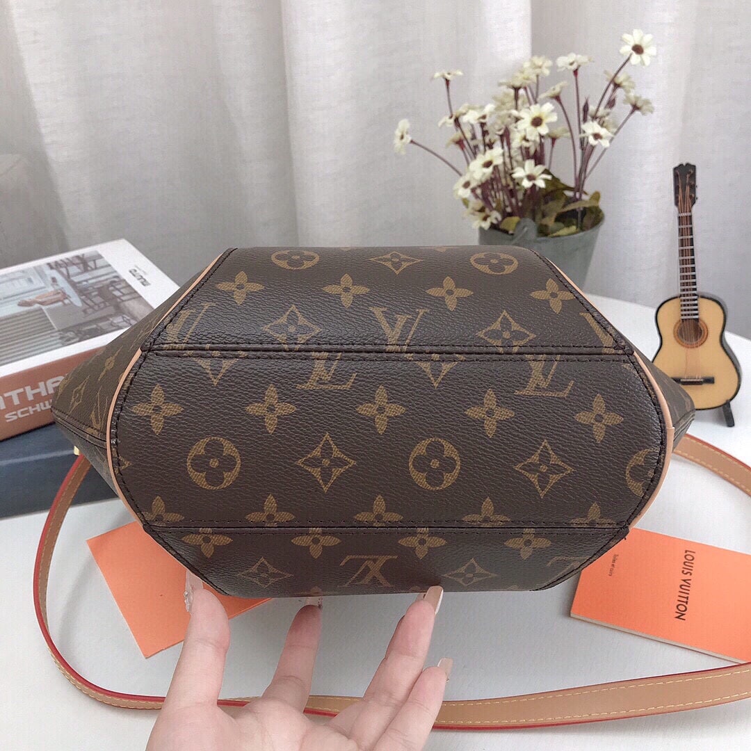 Louis Vuitton Ellipse PM Monogram Canvas Handle Bag Brown 28Cm M46196 - Image 4