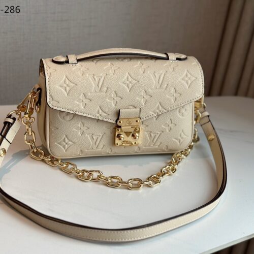 Alternative view of Louis Vuitton Pochette Métis East West Monogram Empreinte Crossbody Bag Crème Beige 21Cm M22942