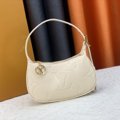 Alternative view of Louis Vuitton Mini Moon Monogram Empreinte Shoulder Bag White 20Cm M82519
