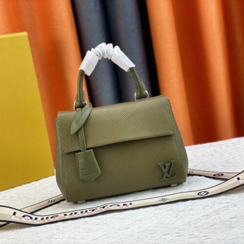 Alternative view of Louis Vuitton Cluny Mini Leather Handbag Green 22Cm