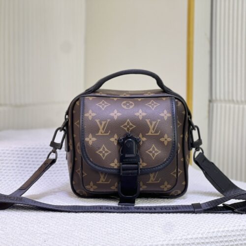 Alternative view of Louis Vuitton Quest Monogram Macassar Canvas Messenger Bag Brown 18Cm M46973