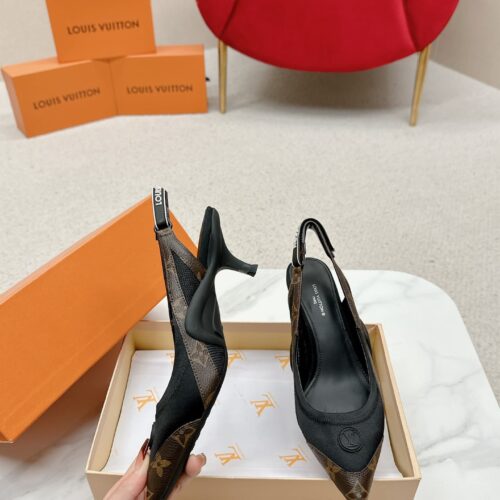 Alternative view of Louis Vuitton Archlight Slingback Pump Black And Brown 1Aadgj