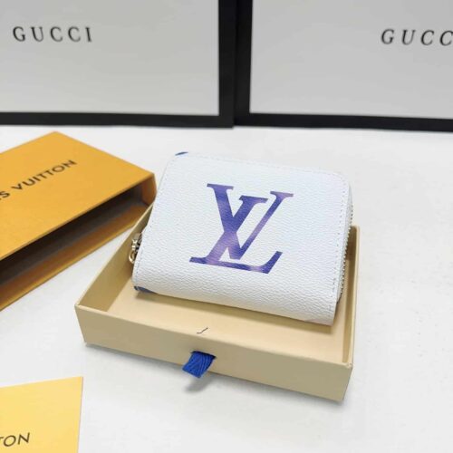 Alternative view of Louis Vuitton Zippy Coin Purse Blue 12Cm M82417