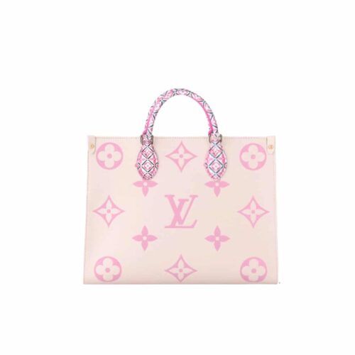 Louis Vuitton By The Pool Onthego MM Tote Bag Pink 35Cm M22976