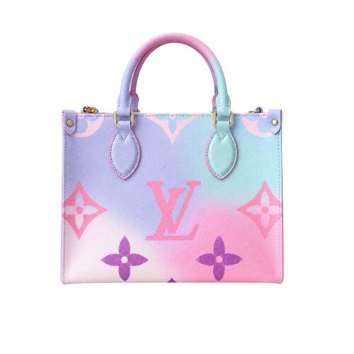 Louis Vuitton Onthego PM Gradient Tote Bag Sunrise Pastel 25Cm M59856