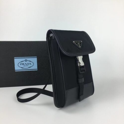 Alternative view of Prada Re Nylon Phone Pouch Black 19Cm