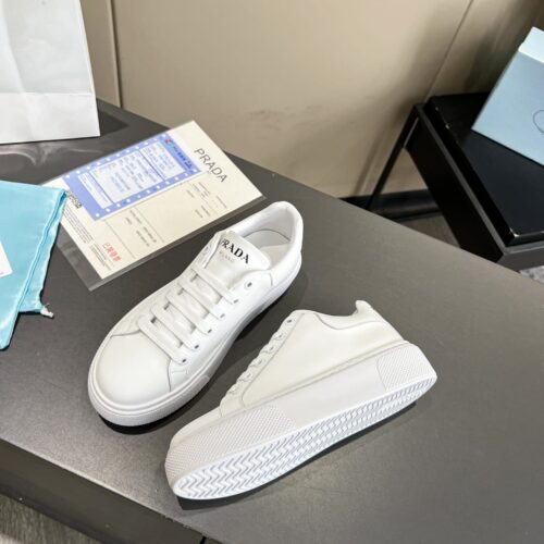 Alternative view of Prada Leather Sneaker White