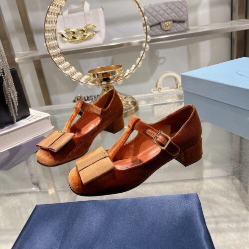 Alternative view of Prada Velvet Pumps Ginger