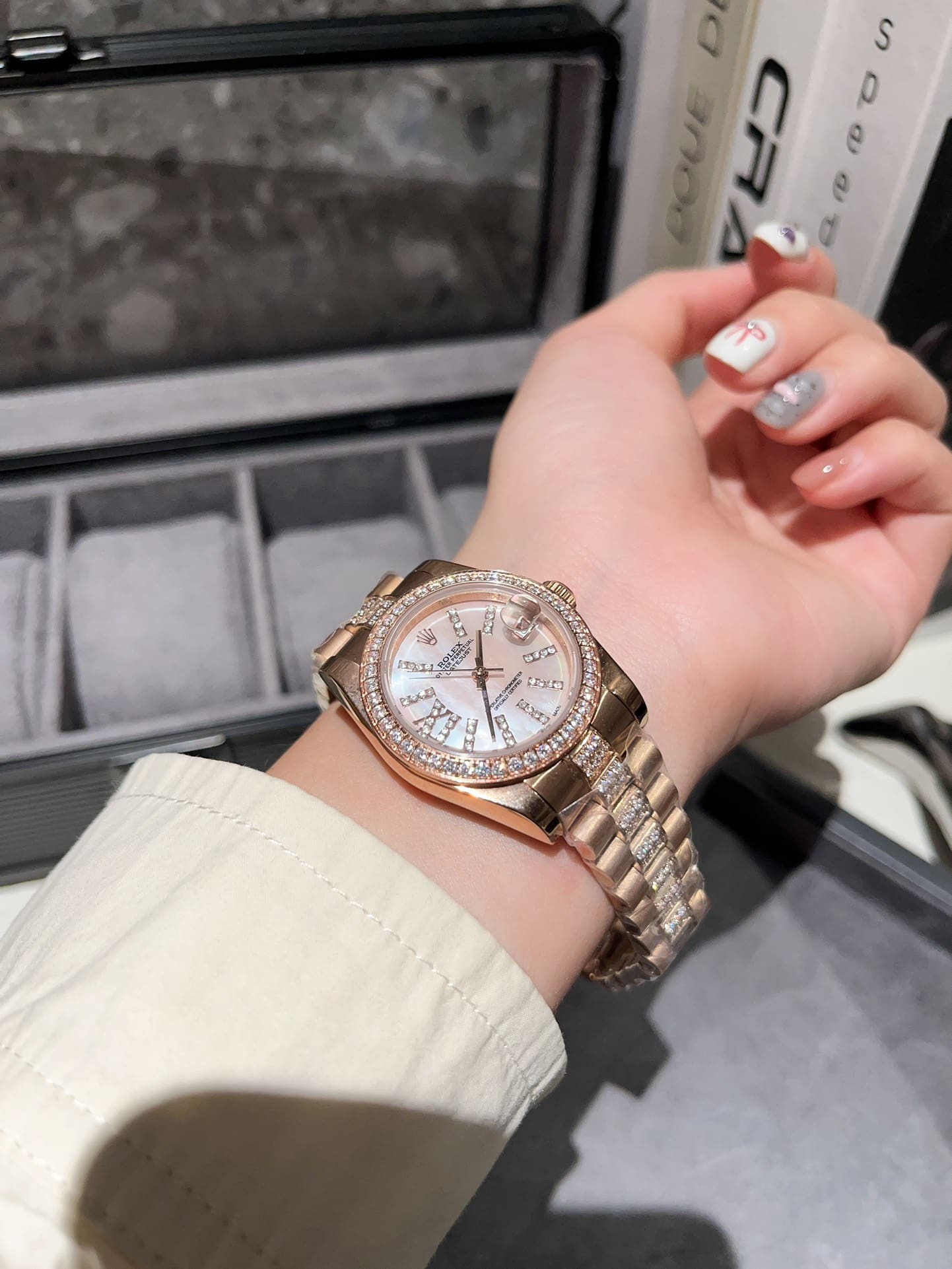 Rolex Datejust 31 Oyster Oystersteel Everose Gold And Light Pink 31Mm - Image 4