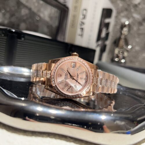 Alternative view of Rolex Datejust 31 Oyster Oystersteel Everose Gold And Light Pink 31Mm