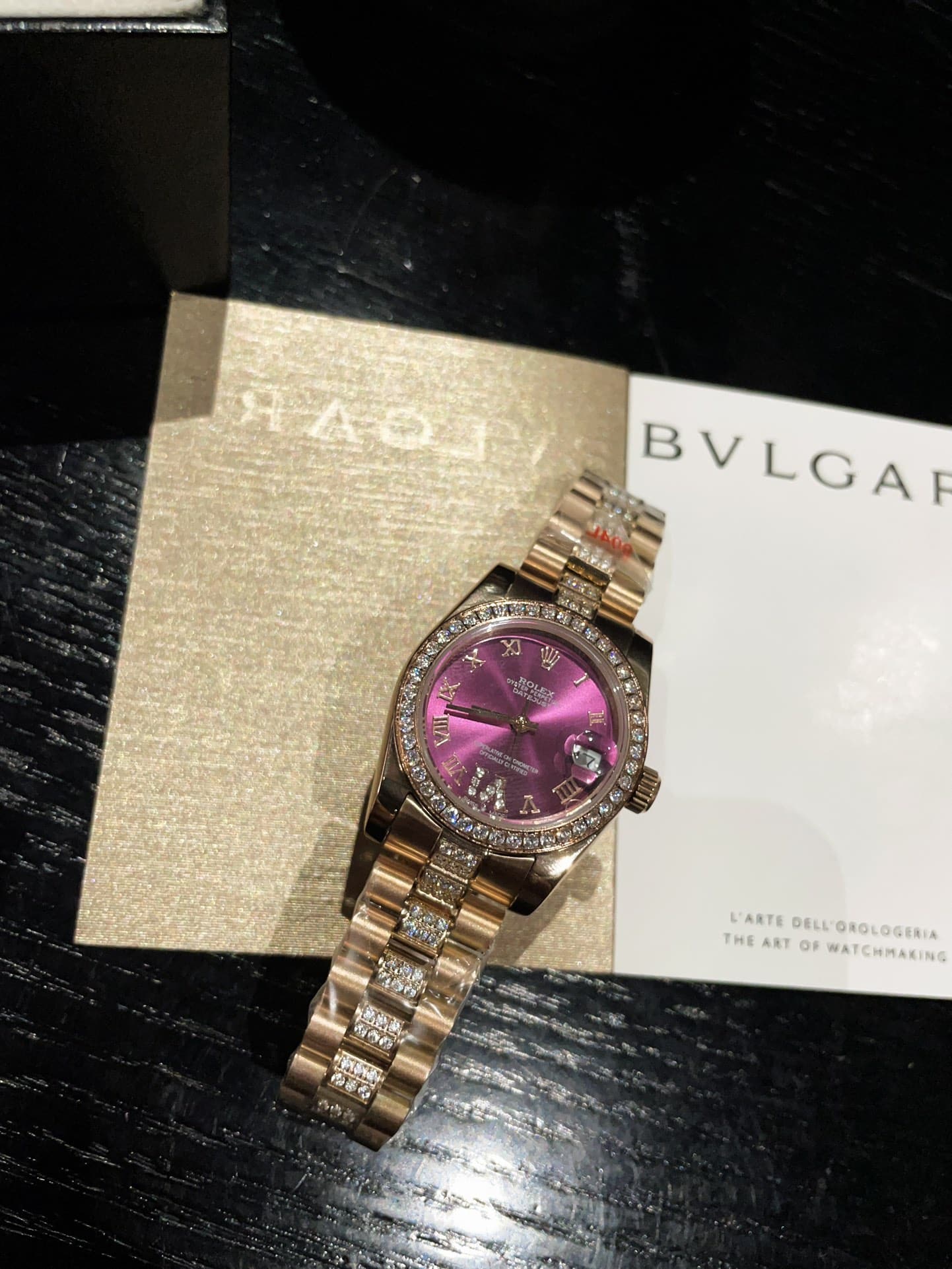 Rolex Datejust 31 Oyster Oystersteel Yellow Gold And Ice Purple 31Mm - Image 3