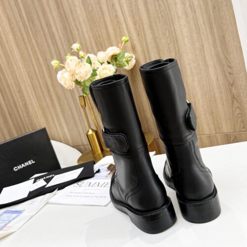 Alternative view of Chanel Short Black Biker Boot