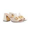 Gucci Horsebit Leather Slide Sandal White 655412 Bko00 9022