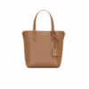 Saint Laurent Shopping Saint Laurent Mini Box Leather Handle Bag Brown 18cm 773995Aaddi2536