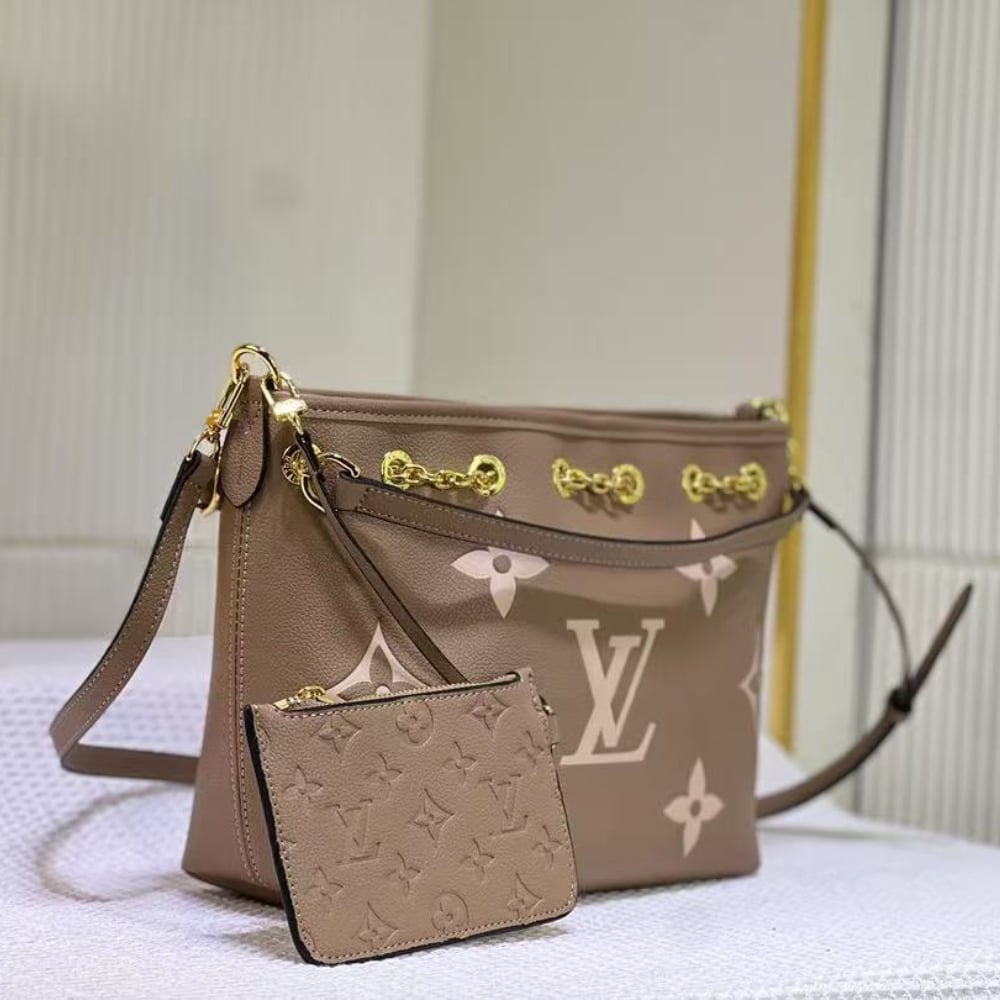Louis Vuitton LV Bundle Bag Monogram Empreinte Grey 28Cm M25453 - Image 6