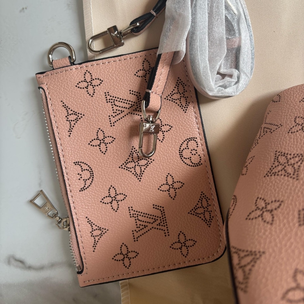 Louis Vuitton Blossom Mahina Leather Handle Bag Rose Jasmin 21Cm M23196 - Image 3