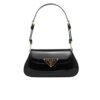 Prada Cleo Patent Leather Shoulder Bag Black 25Cm 1Bd355 069 F03Kj V Hto