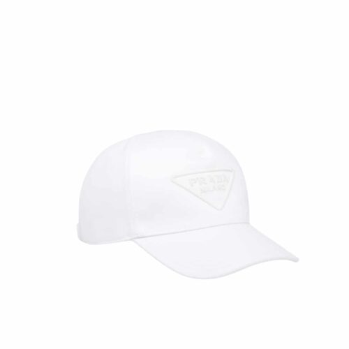 Prada Drill Baseball Cap White
