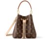 Louis Vuitton Néonoé BB Monogram Canvas Bucket Bag Brown 20Cm M46581