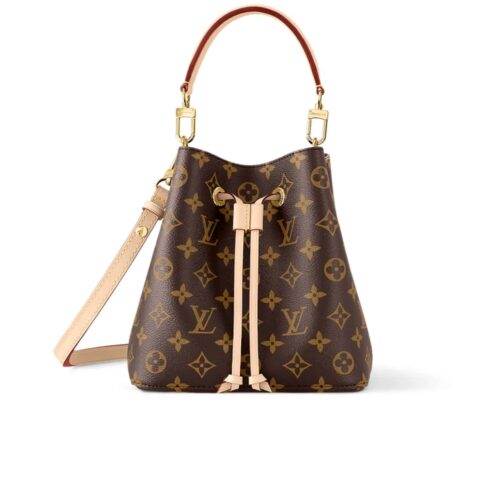 Louis Vuitton Néonoé BB Monogram Canvas Bucket Bag Brown 20Cm M46581