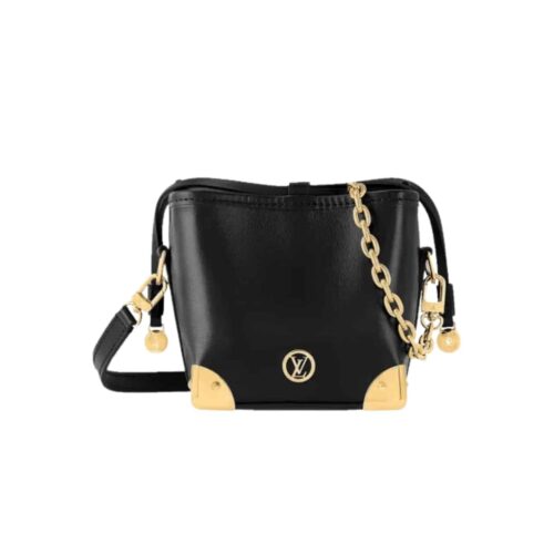 Louis Vuitton Néo Purse LV Charms Monogram Shoulder Bag Black 15Cm M82886