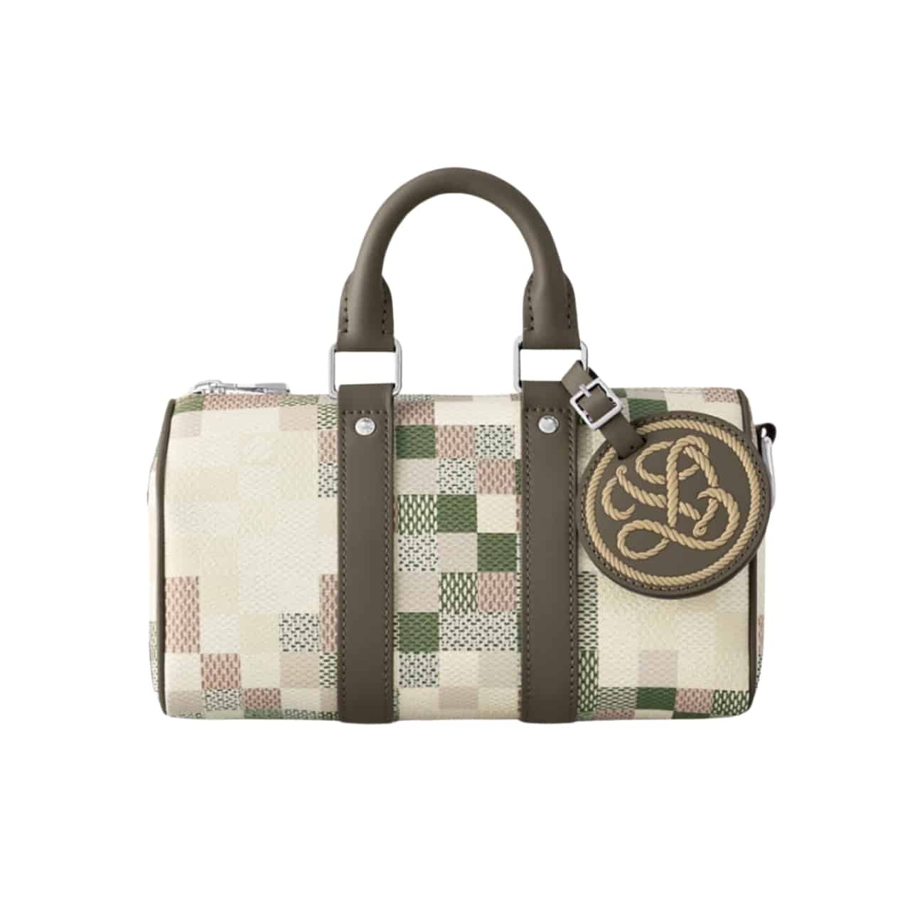 Louis Vuitton Keepall Bandoulière 25 Damoflage Canvas Shoulder Bag Khaki 25Cm N00105